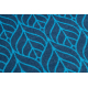 Runner anti-slip FEATHERS navy blue 67cm