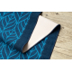 Runner anti-slip FEATHERS navy blue 67cm