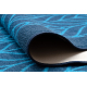 Runner anti-slip FEATHERS navy blue 67cm