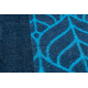 Runner anti-slip FEATHERS navy blue 67cm