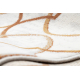 Tappeto Lana ANGEL 7905 / 52822 Ornamento, art déco beige / oro