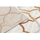 Tappeto Lana ANGEL 7905 / 52822 Ornamento, art déco beige / oro
