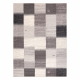 Alfombra Wool ANGEL 7961 / 52022 Geometric, cuadrícula beige / gris