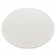 Carpet TIMO 5979 circle SISAL outdoor frame white 