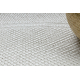 Okrúhly koberec TIMO 5979 SISAL vonkajšie rám biely 