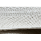 Alfombra MIMO 5979 circulo sisal exterior marco color blanco
