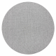 Okrúhly koberec TIMO 6272 SISAL vonkajšie svetlo sivá