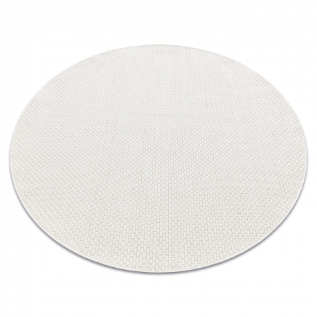 Carpet TIMO 6272 circle SISAL outdoor white