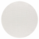 Alfombra MIMO 6272 circulo sisal exterior color blanco