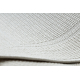 Alfombra MIMO 5979 sisal exterior marco color blanco