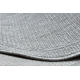 Fonott, futó szőnyeg TIMO 5979 sizal szőnyeg szabadtéri keret világos szürke