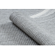 Carpet, runner TIMO 5979 SISAL outdoor frame light grey