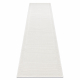 Alfombra, Alfombra de pasillo MIMO 5979 sisal exterior marco color blanco