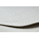 Sisal tapijt, loper TIMO 5979 buitenshuis kader wit