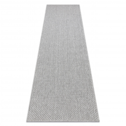 Tapis, tapis de couloir TIMO 6272 SIZAL extérieur gris clair