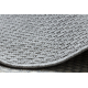 Fonott TIMO 6272 sizal szőnyeg, futó szőnyeg szabadtéri világos szürke