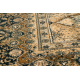 Vilnonis kilimas OMEGA Grenada Rėmelis, rombai, rytietiškas - konjakas