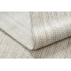 Carpet NANO EO78A Melange, loop, flat woven white / beige