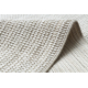 Carpet NANO EO78B Melange, loop, flat woven white / grey