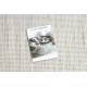 Carpet NANO EO78B Melange, loop, flat woven white / grey