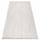 Tappeto NANO EO78C Melange, loop, tessuto piatto grigio / bianco 