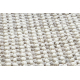 Tappeto NANO EO78C Melange, loop, tessuto piatto grigio / bianco 