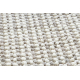Tepih NANO EO78C Melange, petlja, ravno tkanje sivo / bijelo 