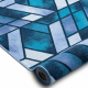 Läufer Antirutsch ROMBY Diamanten Marineblau 100cm