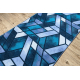 Läufer Antirutsch ROMBY Diamanten Marineblau 100cm