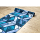 Läufer Antirutsch ROMBY Diamanten Marineblau 100cm