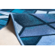 Läufer Antirutsch ROMBY Diamanten Marineblau 100cm
