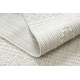 Dywan NANO EM52A Romby, pętelkowy, płasko tkany biały