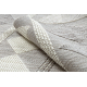 Dywan NANO EO61A Romby, pętelkowy, płasko tkany szary / biały