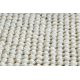 Carpet NANO EO61A Diamonds, loop, flat woven grey / white
