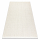 Carpet NANO FJ86B Chevron, herringbone, loop, flat woven white