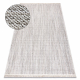 Teppich NANO FH93A Melange, Schlinge, flach gewebt grau