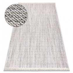 Carpet NANO FH93A Melange, loop, flat woven grey