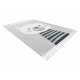 Tappeto YOYO GD50 grigio / bianco - Orsacchiotto per bambini, strutturali, sensoriali Frange 