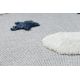 Tappeto YOYO GD75 grigio / bianco - Stelle, cerchi per bambini, strutturali, sensoriali Frange 
