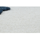 Tappeto YOYO GD75 bianco / grigio - Stelle, cerchi per bambini, strutturali, sensoriali Frange 