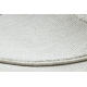 Tappeto YOYO GD75 bianco / arancio - Stelle, cerchi per bambini, strutturali, sensoriali Frange 