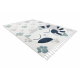 Carpet YOYO GD59 white / grey - Kitten for children, structural, sensory Fringes