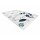 Tappeto YOYO GD59 bianco / grigio - Gattino per bambini, strutturali, sensoriali Frange 