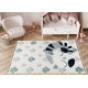 Tappeto YOYO GD59 bianco / grigio - Gattino per bambini, strutturali, sensoriali Frange 