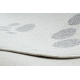 Tappeto YOYO GD59 bianco / grigio - Gattino per bambini, strutturali, sensoriali Frange 