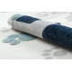Tappeto YOYO GD59 bianco / grigio - Gattino per bambini, strutturali, sensoriali Frange 