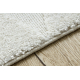 Carpet YOYO GD80 white / grey - Tiger for children, structural, sensory Fringes