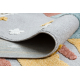 Tappeto YOYO GD55 grigio / blu - Stelle, razzo per bambini, strutturali, sensoriali Frange 