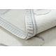 Tappeto YOYO GD62 bianco / grigio - Nuvole per bambini, strutturali, sensoriali Frange 