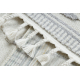 Paklājs YOYO GD62 balts / pelēks - Mākoņi bērniem, strukturāls, maņu bārkstis